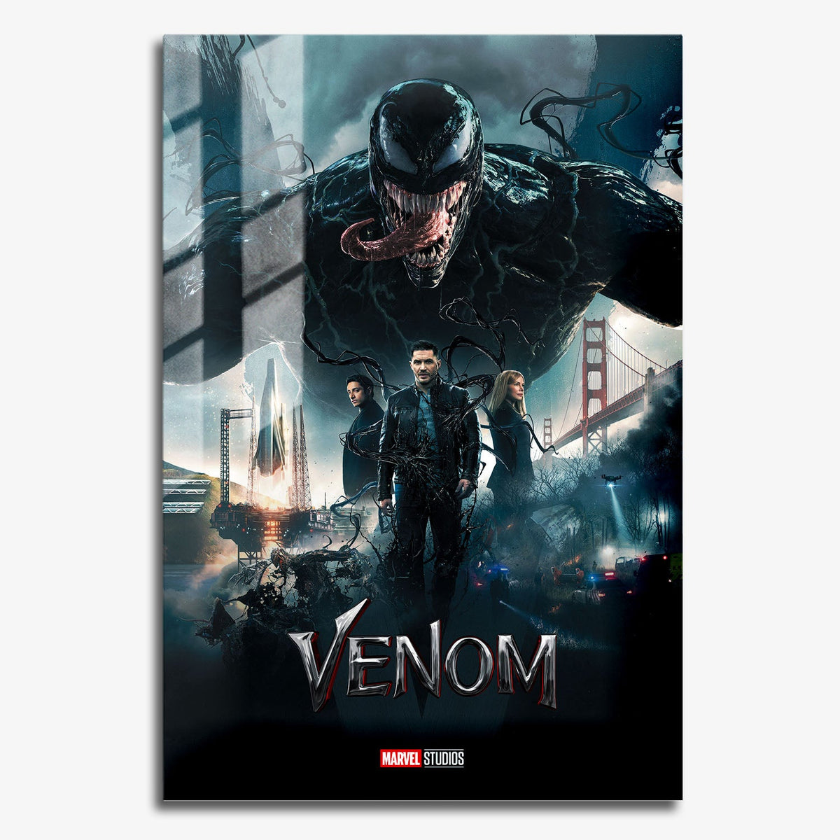 Flex Designs Metal Poster Venom 11 x 17" Home Goods - Movie 2018 Movie Metal Poster