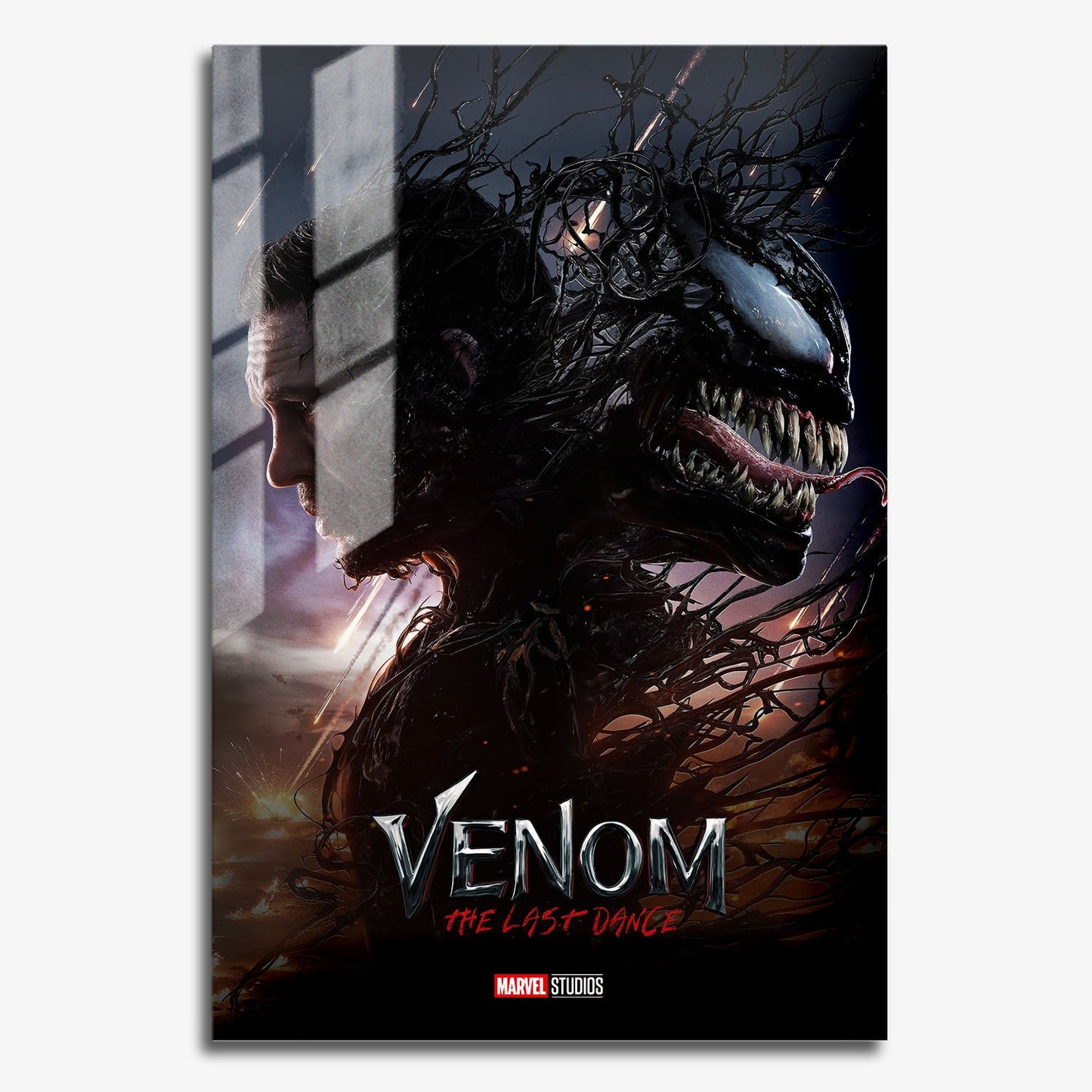 Flex Designs Metal Poster Venom The Last Dance 11 x 17" Home Goods - Movie 2024 Movie Metal Poster