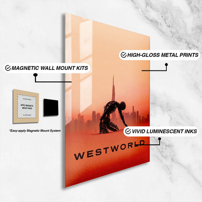 Flex Designs Metal Poster Westworld 16 x 24" Home Goods - TV Show 2016 TV Show Metal Poster