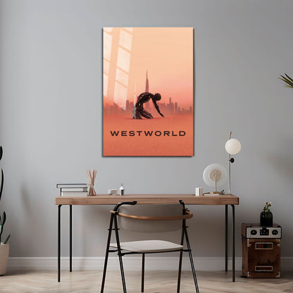 Flex Designs Metal Poster Westworld 24 x 36" Home Goods - TV Show 2016 TV Show Metal Poster