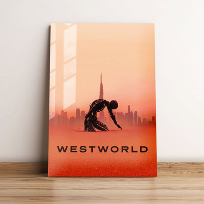 Westworld TV Show Metal Poster