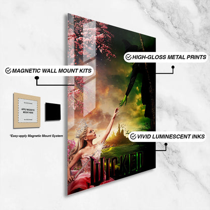 Flex Designs Metal Poster Wicked 16 x 24" Home Goods - Movie 2024 Movie Metal Poster