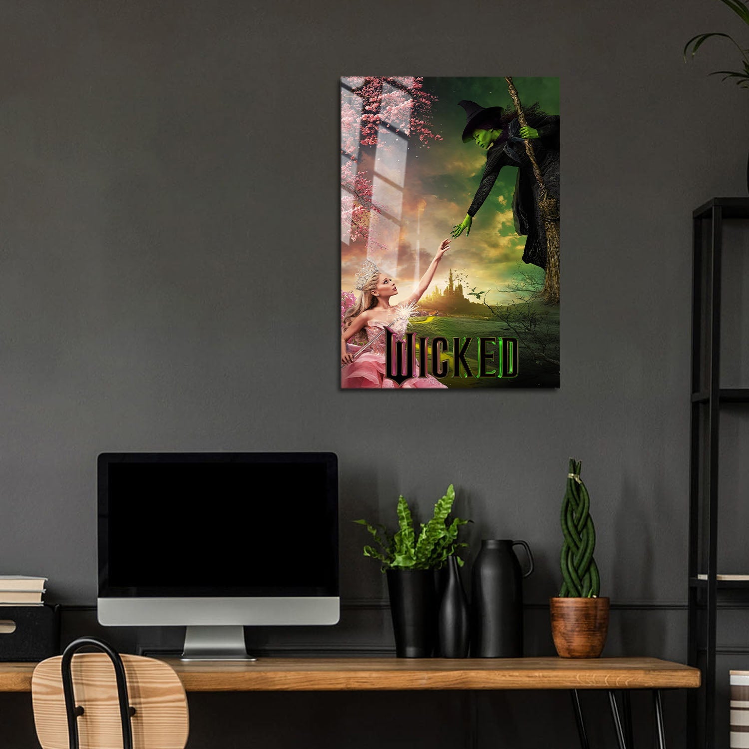 Flex Designs Metal Poster Wicked 5 x 7" Home Goods - Movie 2024 Movie Metal Poster