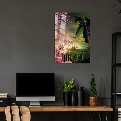 Flex Designs Metal Poster Wicked 5 x 7" Home Goods - Movie 2024 Movie Metal Poster