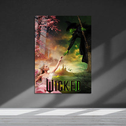 Flex Designs Metal Poster Wicked 5 x 7" Home Goods - Movie 2024 Movie Metal Poster