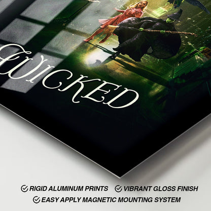 Flex Designs Metal Poster Wicked Cinematic 11 x 17" Home Goods - Movie 2024 Movie Metal Poster