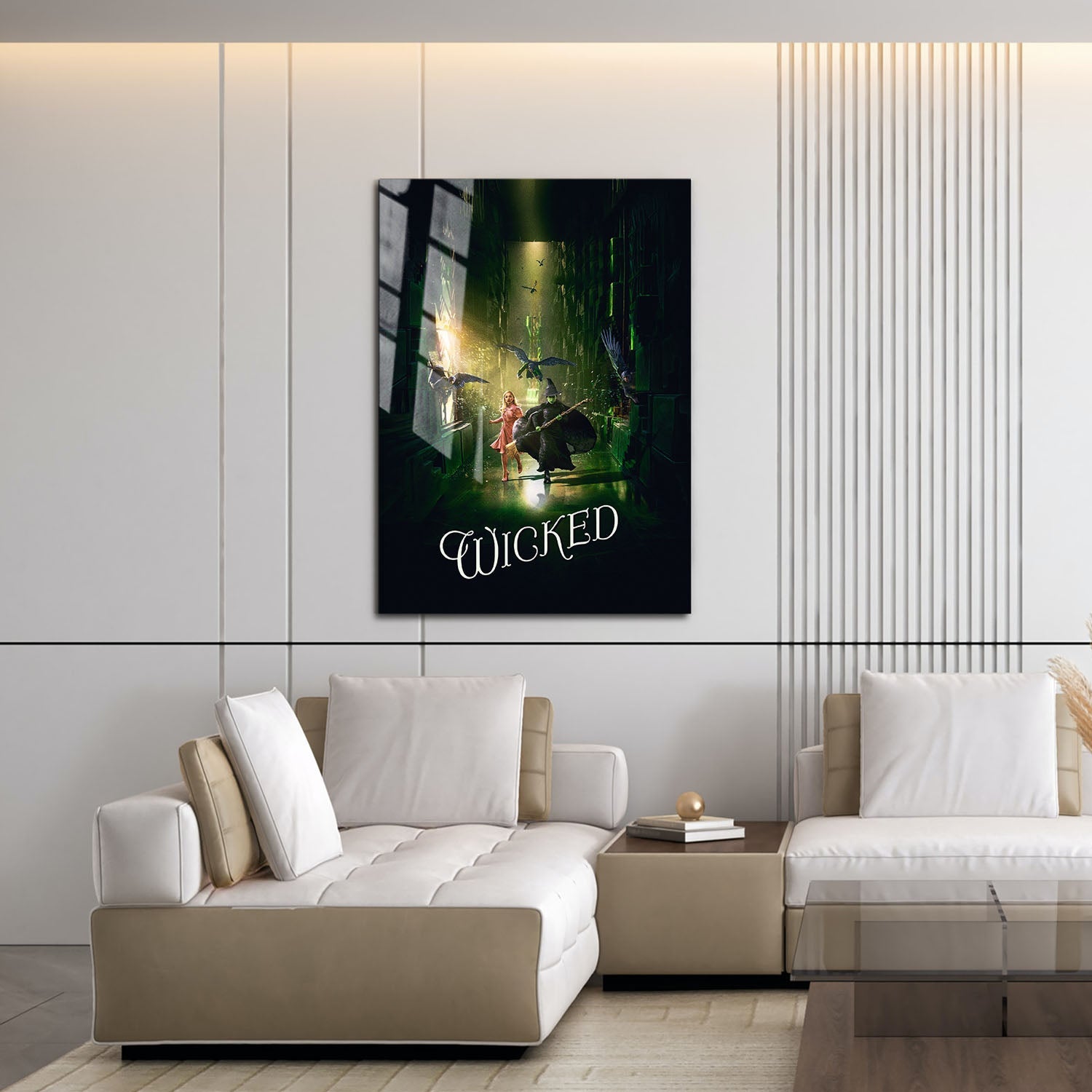 Flex Designs Metal Poster Wicked Cinematic 16 x 24" Home Goods - Movie 2024 Movie Metal Poster