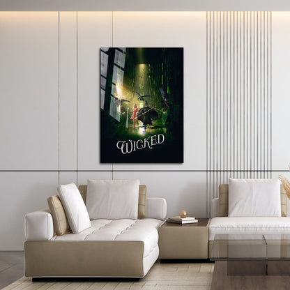 Flex Designs Metal Poster Wicked Cinematic 16 x 24" Home Goods - Movie 2024 Movie Metal Poster