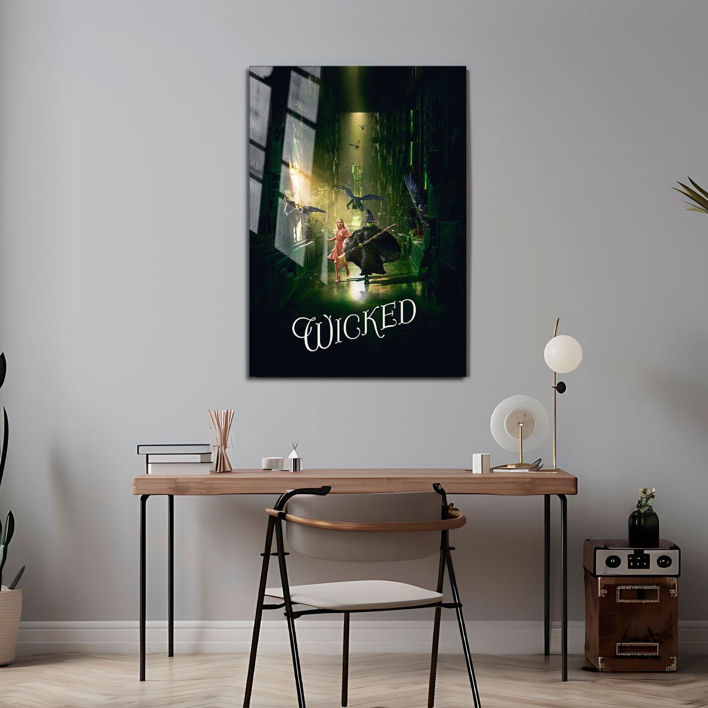 Flex Designs Metal Poster Wicked Cinematic 24 x 36" Home Goods - Movie 2024 Movie Metal Poster