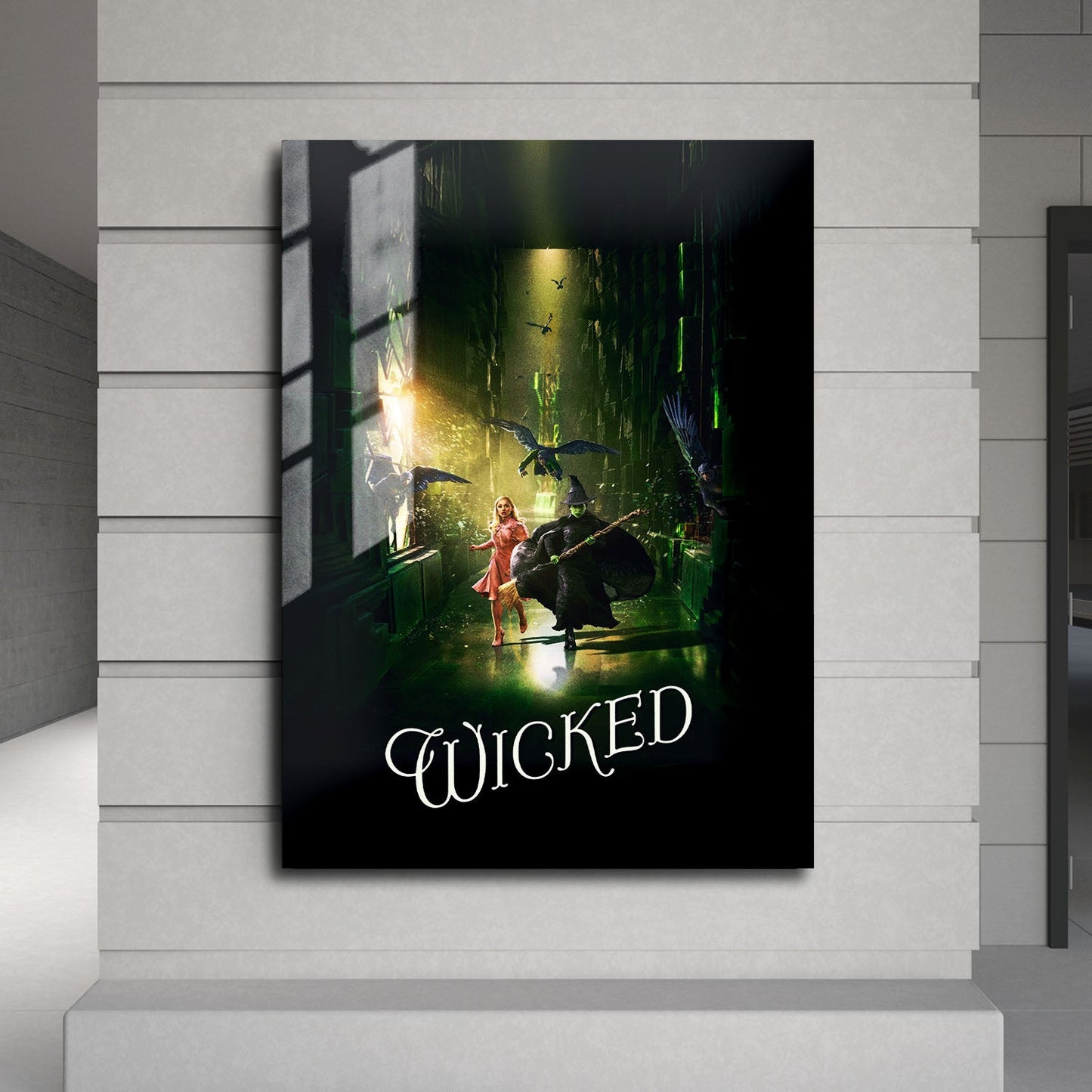 Flex Designs Metal Poster Wicked Cinematic 24 x 36" Home Goods - Movie 2024 Movie Metal Poster
