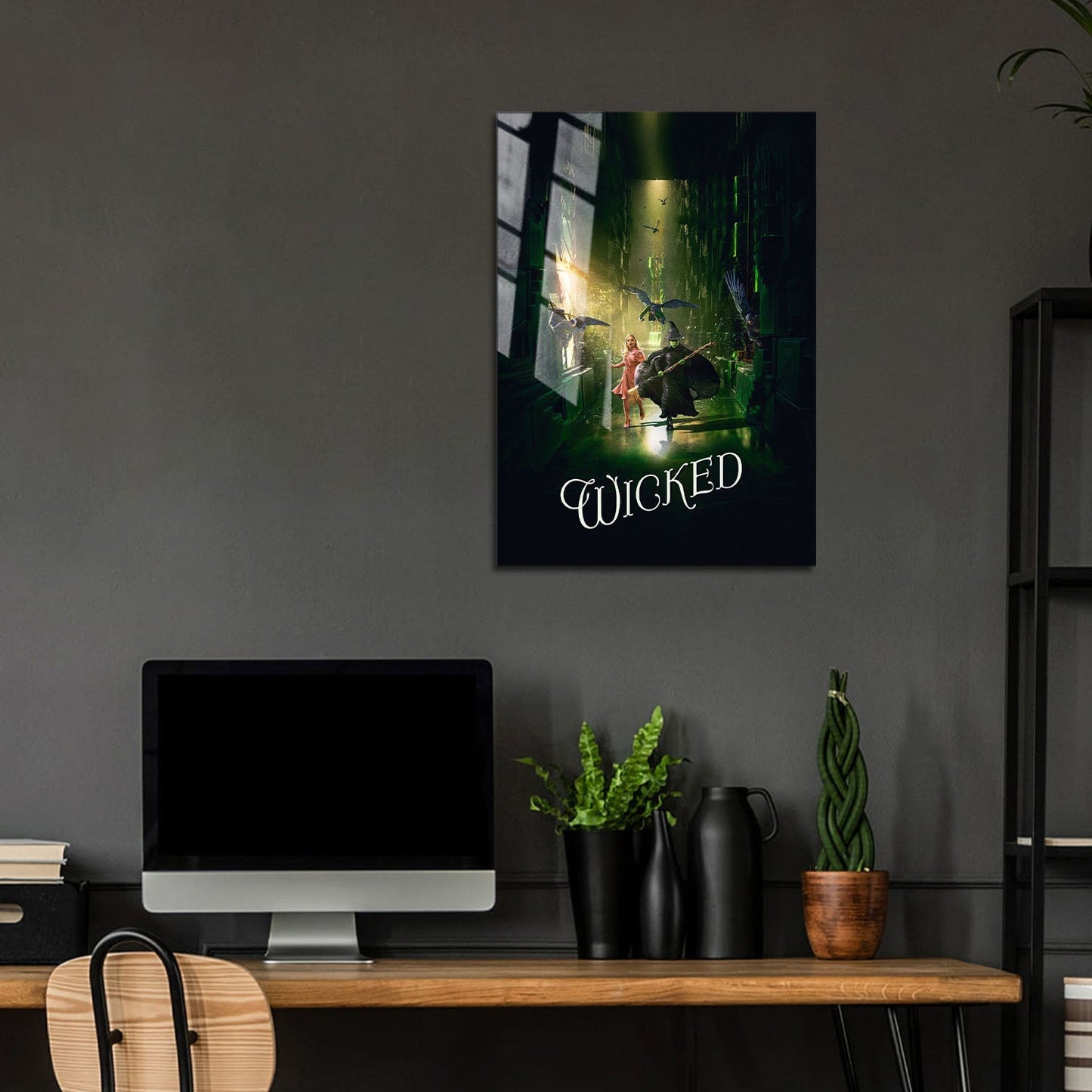 Flex Designs Metal Poster Wicked Cinematic 5 x 7" Home Goods - Movie 2024 Movie Metal Poster