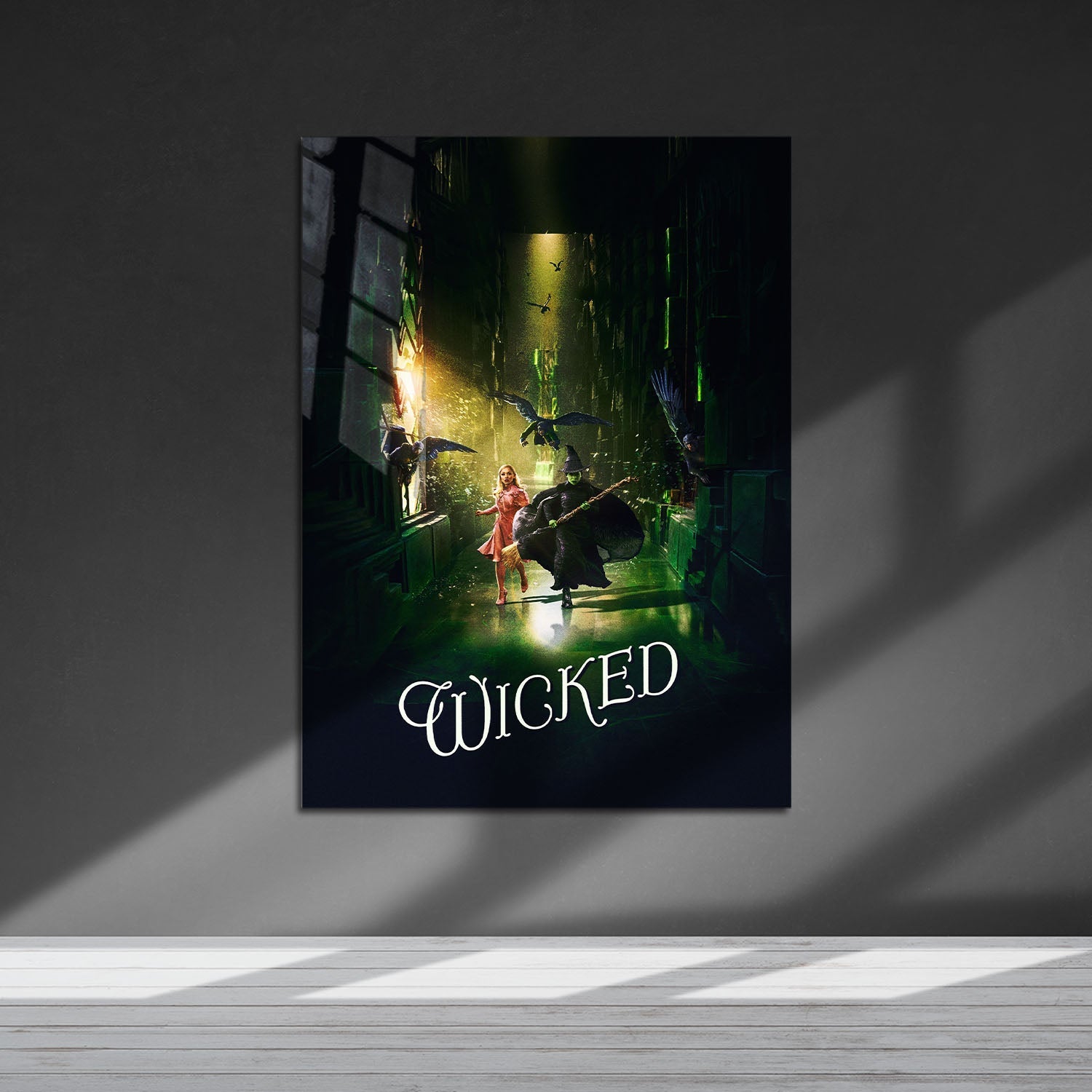 Flex Designs Metal Poster Wicked Cinematic 5 x 7" Home Goods - Movie 2024 Movie Metal Poster