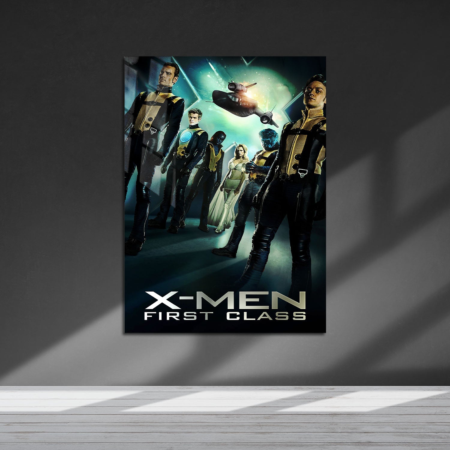 Flex Designs Metal Poster X-Men First Class 5 x 7" Home Goods - Movie 2011 Movie Metal Poster