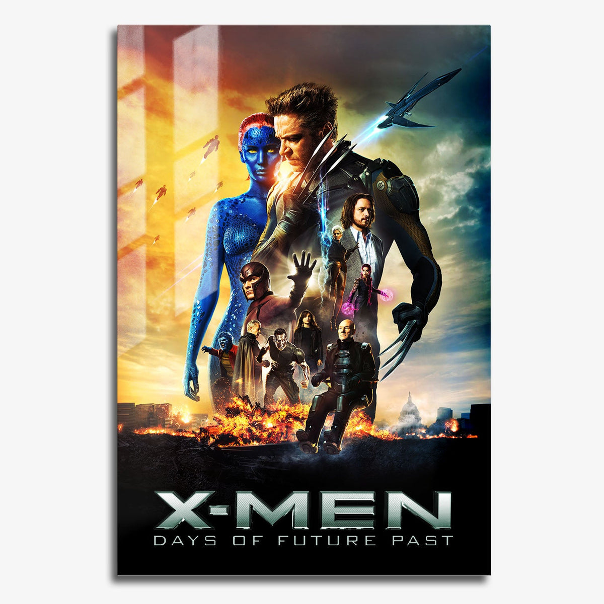 Flex Designs Metal Poster X-Men Days of Future Past 11 x 17" Home Goods - Movie 2014 Movie Metal Poster