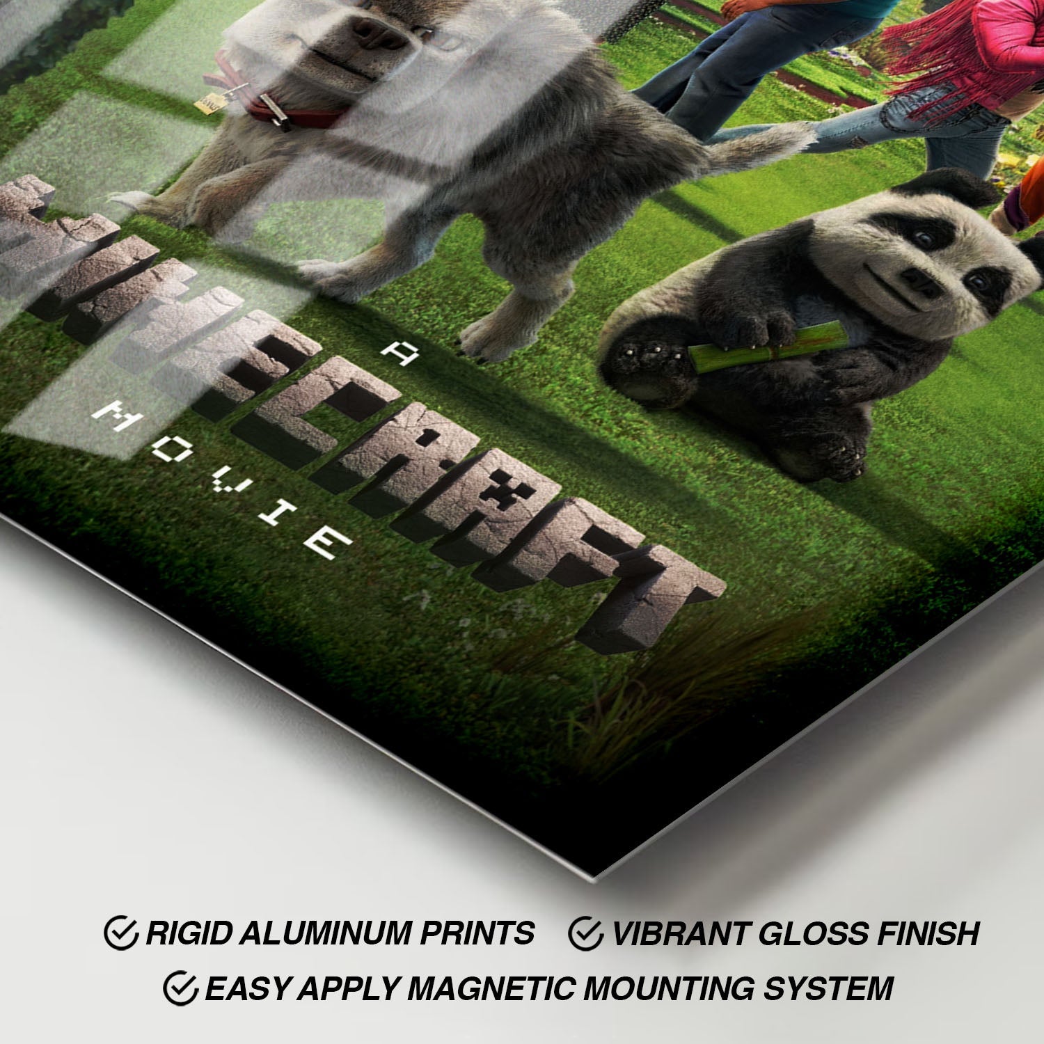 Flex Designs Metal Poster A Minecraft Movie Cinematic 11 x 17" Home Goods - Movie 2025 Movie Metal Poster