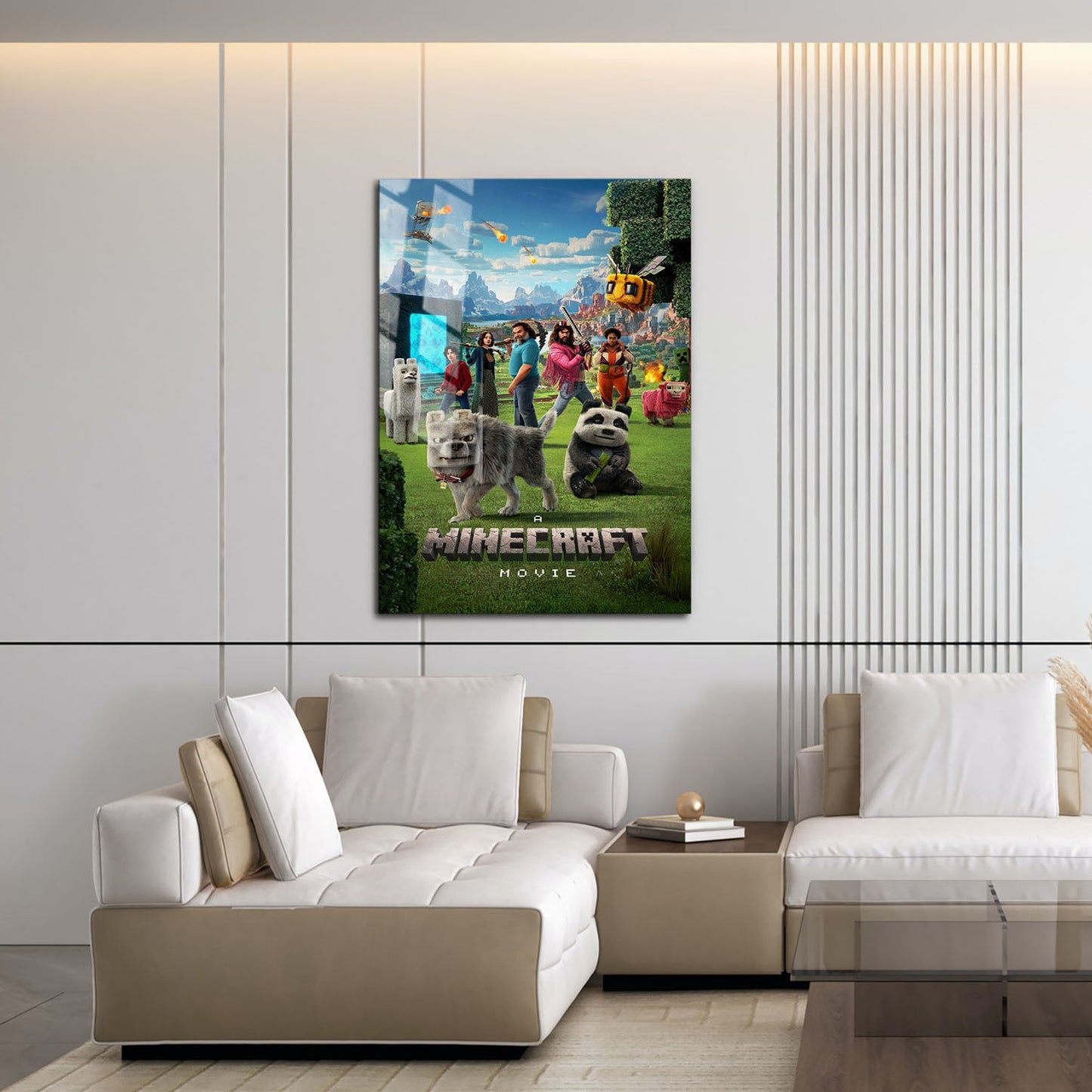 Flex Designs Metal Poster A Minecraft Movie Cinematic 16 x 24" Home Goods - Movie 2025 Movie Metal Poster