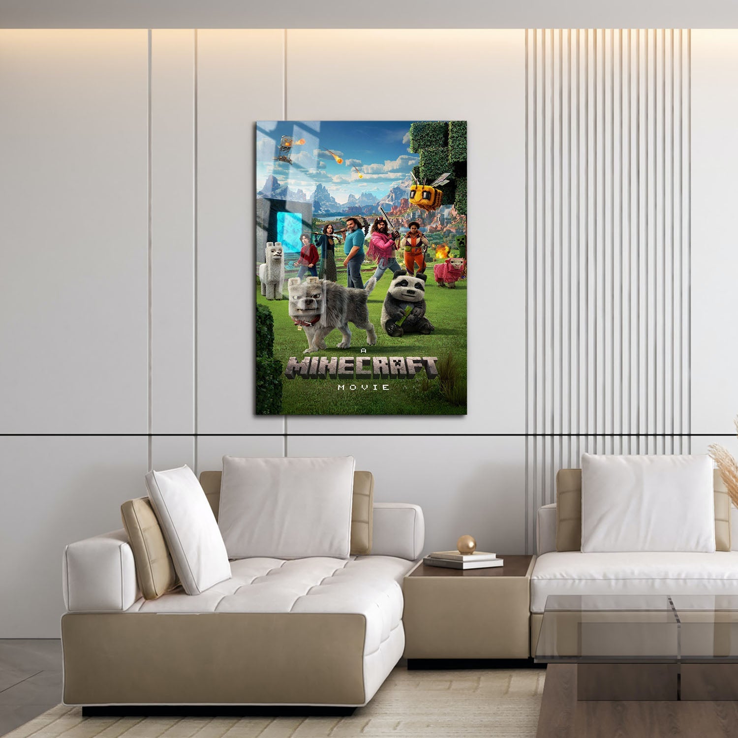 Flex Designs Metal Poster A Minecraft Movie Cinematic 16 x 24" Home Goods - Movie 2025 Movie Metal Poster