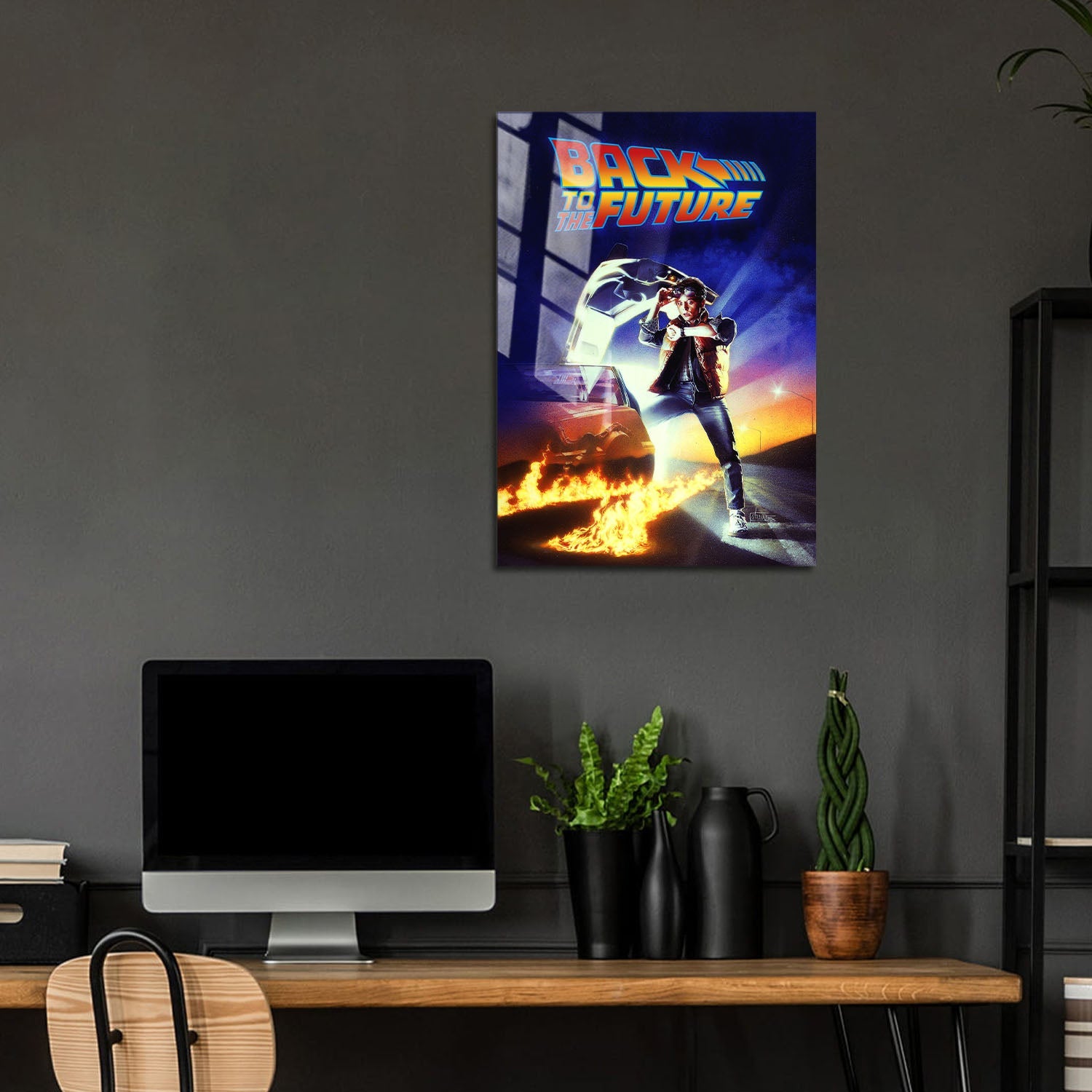 Flex Designs Metal Poster Back to the Future 5 x 7" Home Goods - Movie 1985 Movie Metal Poster
