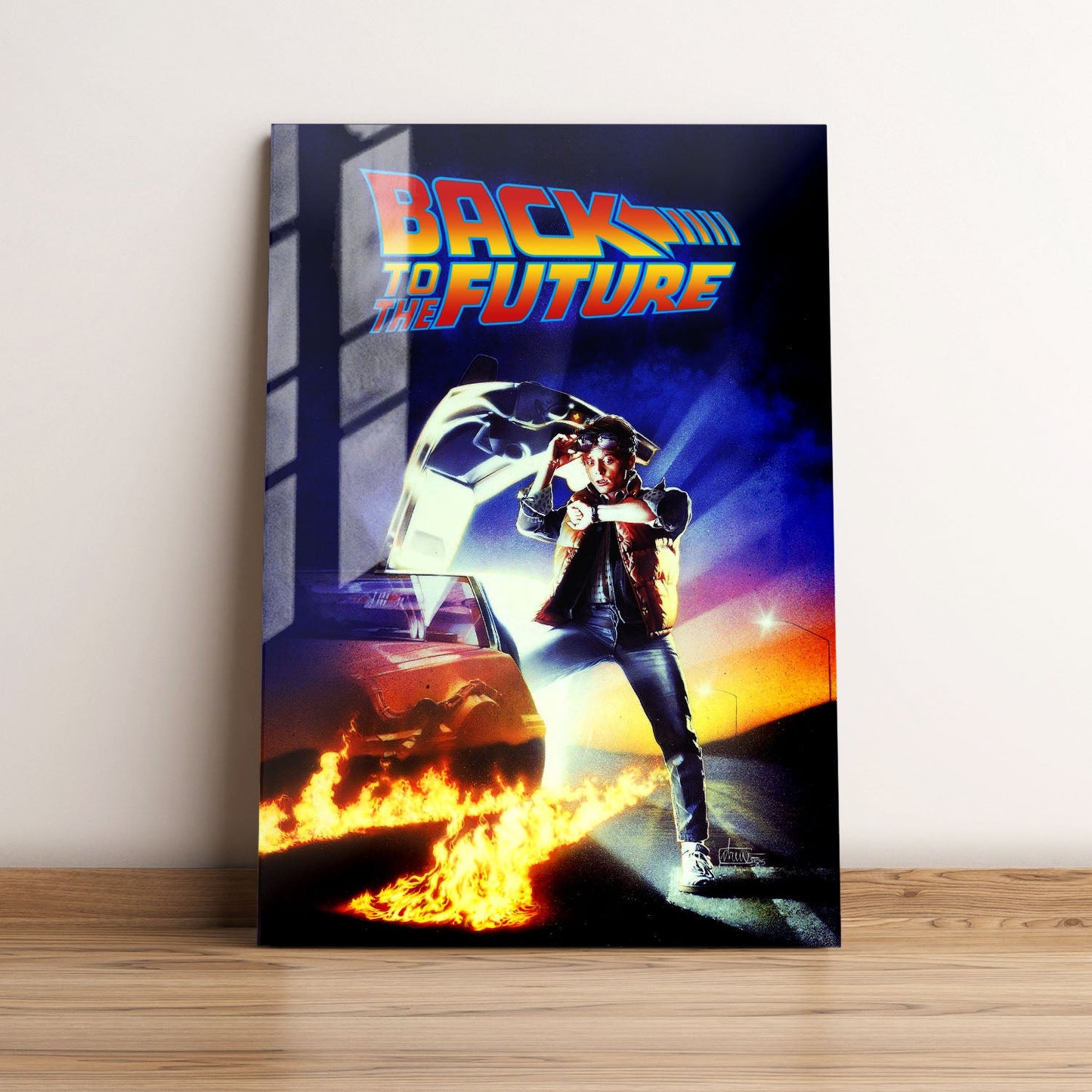 Back to the Future Movie Metal Poster