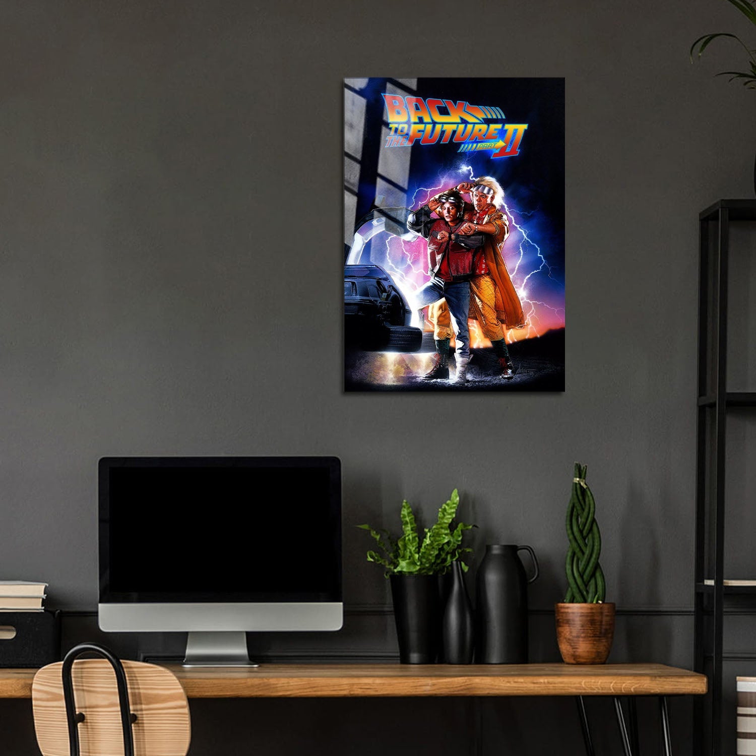 Flex Designs Metal Poster Back to the Future Part II 5 x 7" Home Goods - Movie 1989 Movie Metal Poster