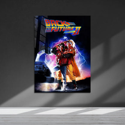 Flex Designs Metal Poster Back to the Future Part II 5 x 7" Home Goods - Movie 1989 Movie Metal Poster