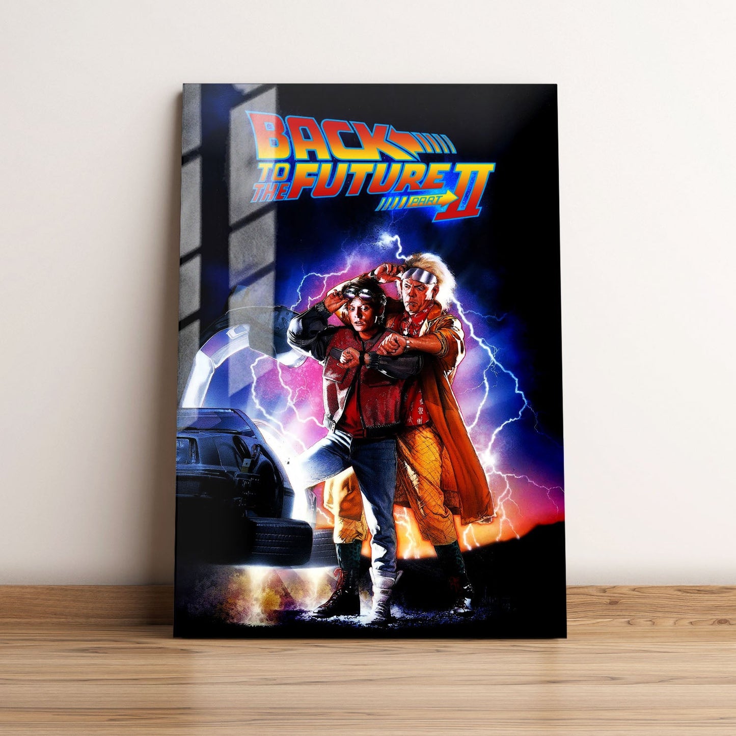 Back to the Future Part II Movie Metal Poster