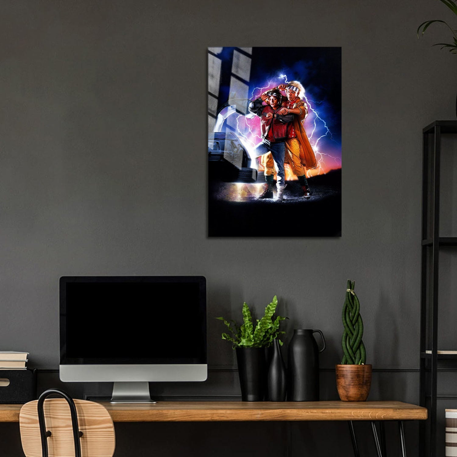 Flex Designs Metal Poster Back to the Future Part II Key Art 5 x 7" Home Goods - Movie 1989 Movie Metal Poster