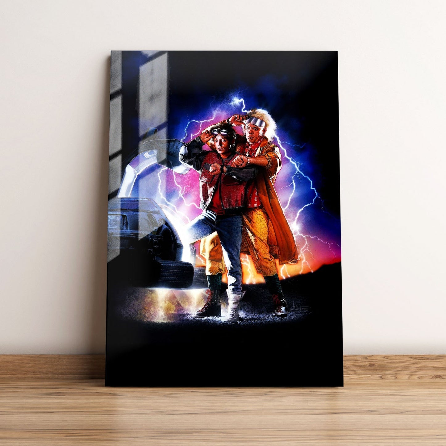 Back to the Future Part II Key Art Movie Metal Poster