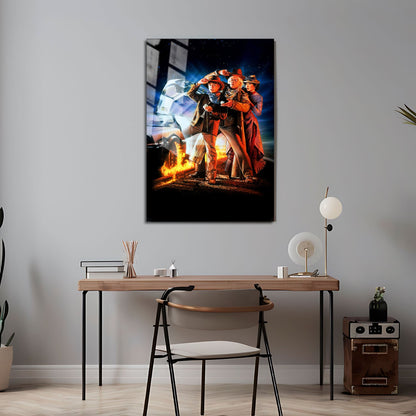 Flex Designs Metal Poster Back to the Future Part III Key Art 24 x 36" Home Goods - Movie 1990 Movie Metal Poster