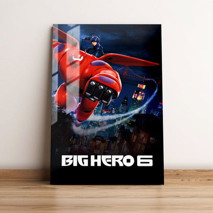 Big Hero 6 Cinematic Movie Metal Poster