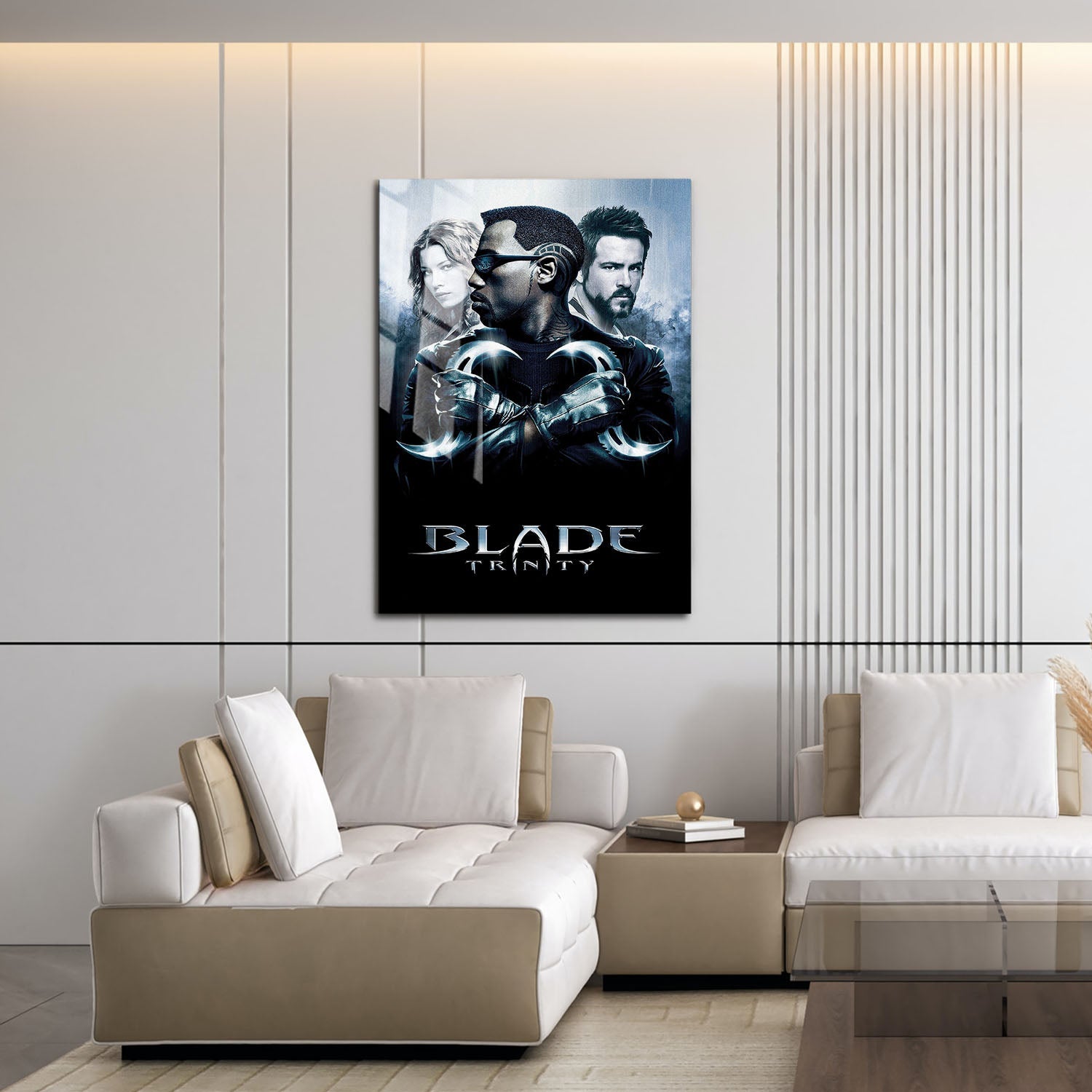 Flex Designs Metal Poster Blade Trinity 16 x 24" Home Goods - Movie 2004 Movie Metal Poster