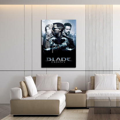 Flex Designs Metal Poster Blade Trinity 16 x 24" Home Goods - Movie 2004 Movie Metal Poster