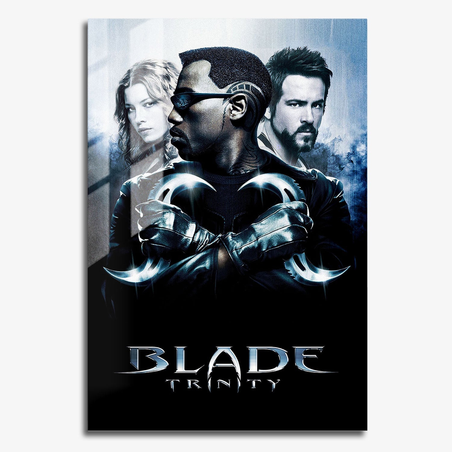 Flex Designs Metal Poster Blade Trinity 11 x 17" Home Goods - Movie 2004 Movie Metal Poster