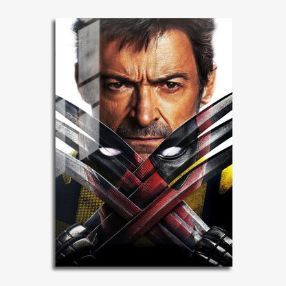 Flex Designs Metal Poster Deadpool & Wolverine Key Art 11 x 17" Home Goods - Movie 2024 Movie Metal Poster