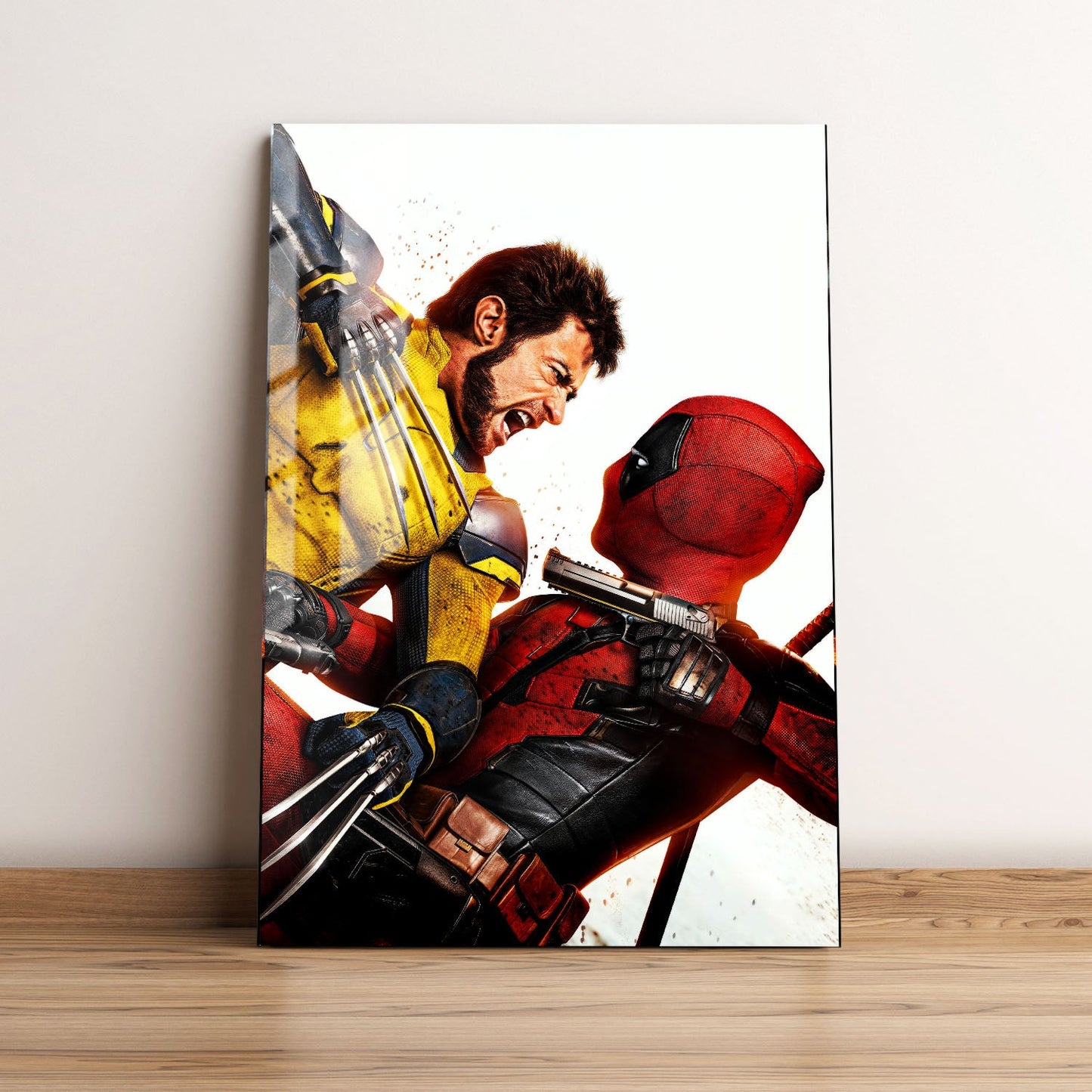 Deadpool & Wolverine Textless Movie Metal Poster