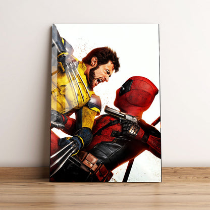 Deadpool & Wolverine Textless Movie Metal Poster