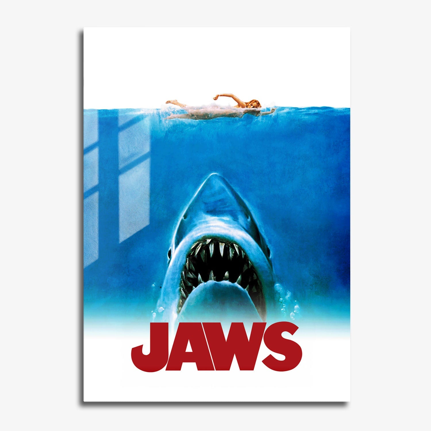 Flex Designs Metal Poster Jaws 11 x 17" Home Goods - Movie 1975 Movie Metal Poster