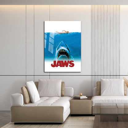Flex Designs Metal Poster Jaws 16 x 24" Home Goods - Movie 1975 Movie Metal Poster