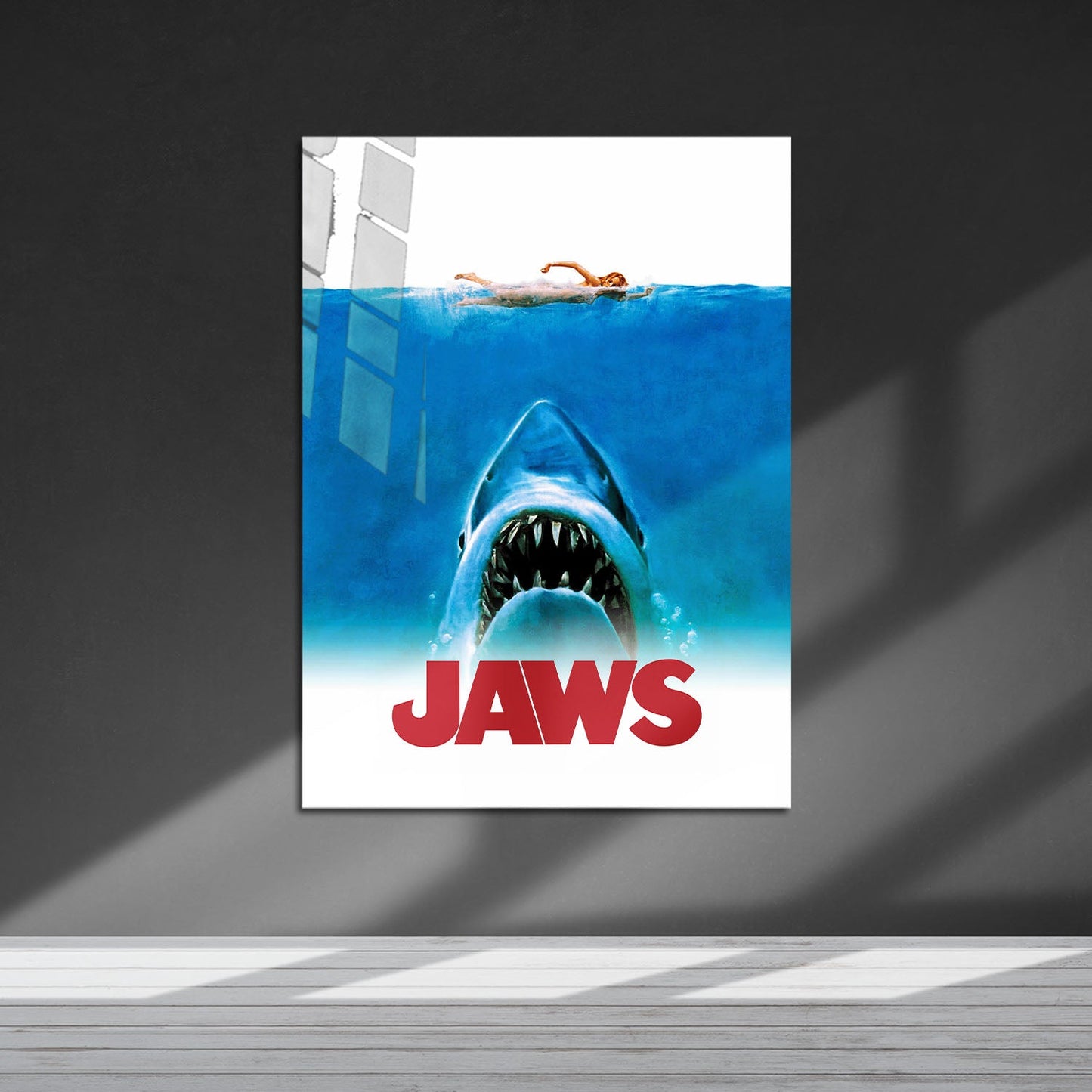 Flex Designs Metal Poster Jaws 5 x 7" Home Goods - Movie 1975 Movie Metal Poster