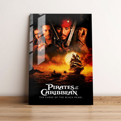 Pirates of the Caribbean The Curse of the Black Pearl Movie Metal Poster