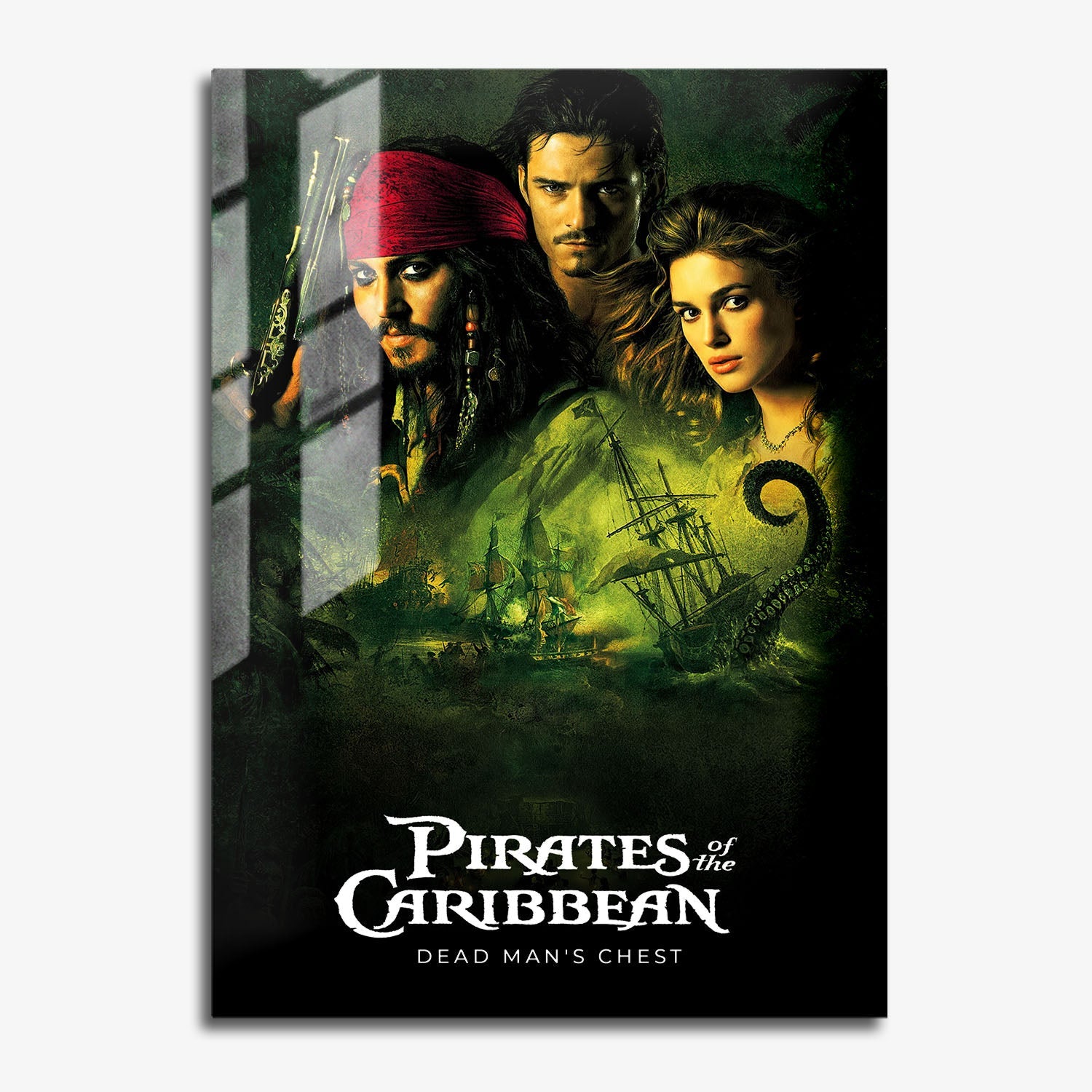 Flex Designs Metal Poster Pirates of the Caribbean Dead Mans Chest 11 x 17" Home Goods - Movie 2006 Movie Metal Poster