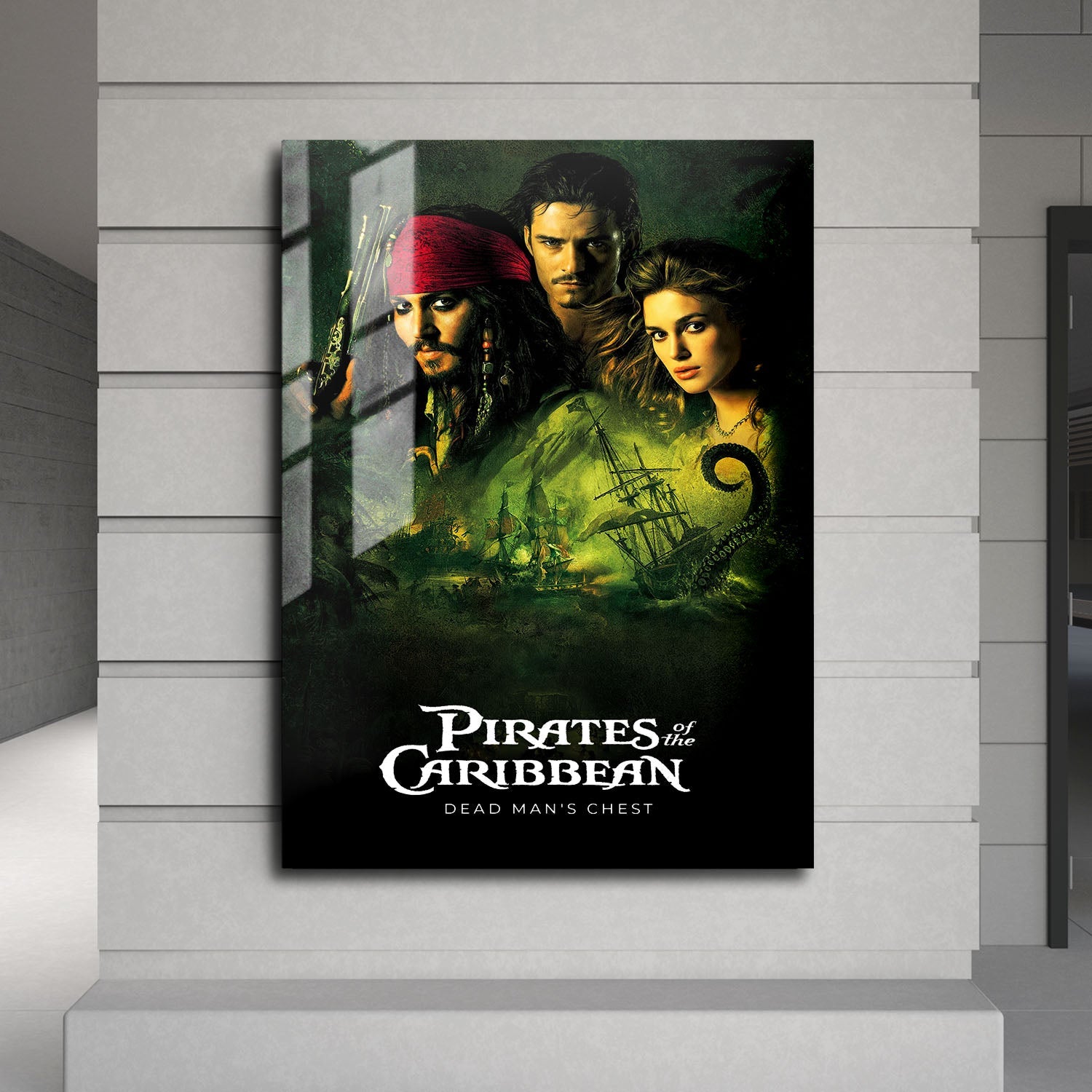 Flex Designs Metal Poster Pirates of the Caribbean Dead Mans Chest 24 x 36" Home Goods - Movie 2006 Movie Metal Poster