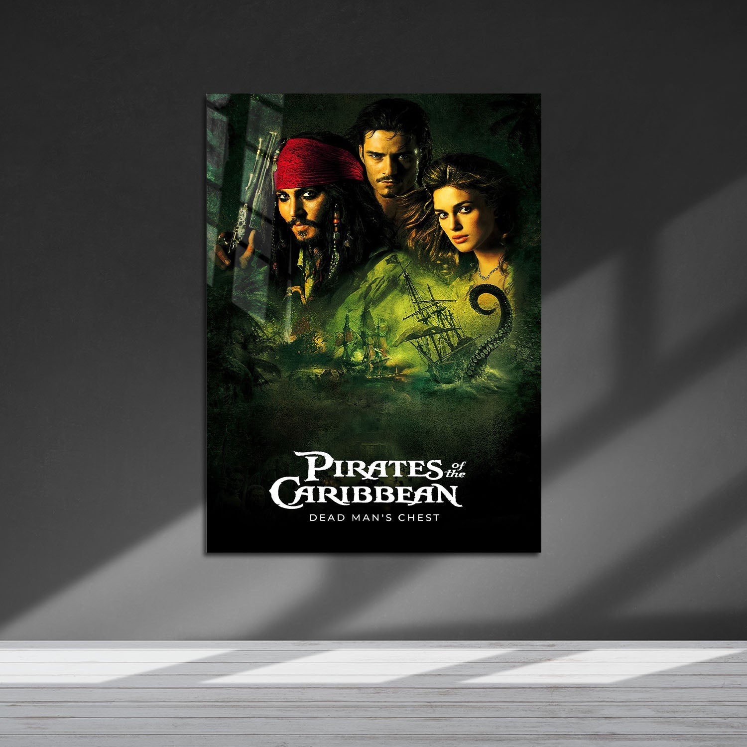 Flex Designs Metal Poster Pirates of the Caribbean Dead Mans Chest 5 x 7" Home Goods - Movie 2006 Movie Metal Poster