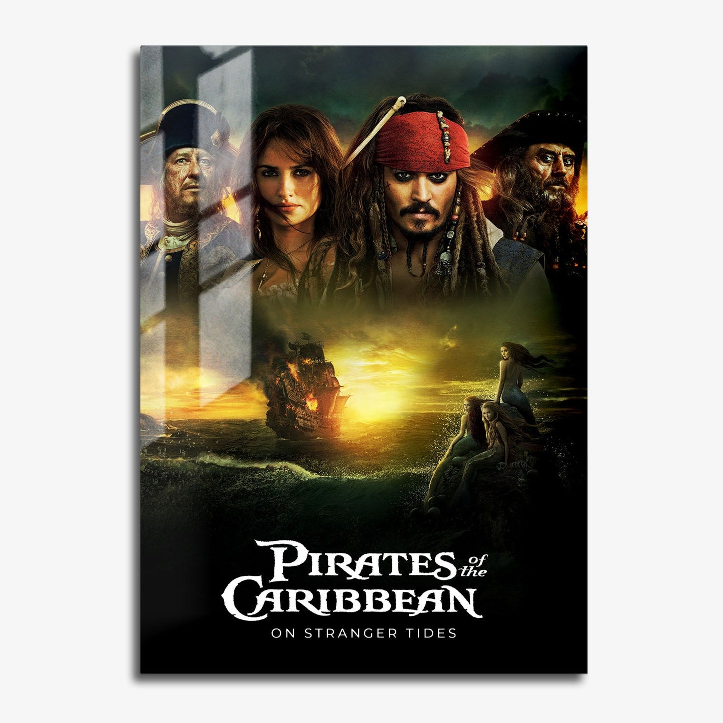 Flex Designs Metal Poster Pirates of the Caribbean On Stranger Tides 11 x 17" Home Goods - Movie 2011 Movie Metal Poster