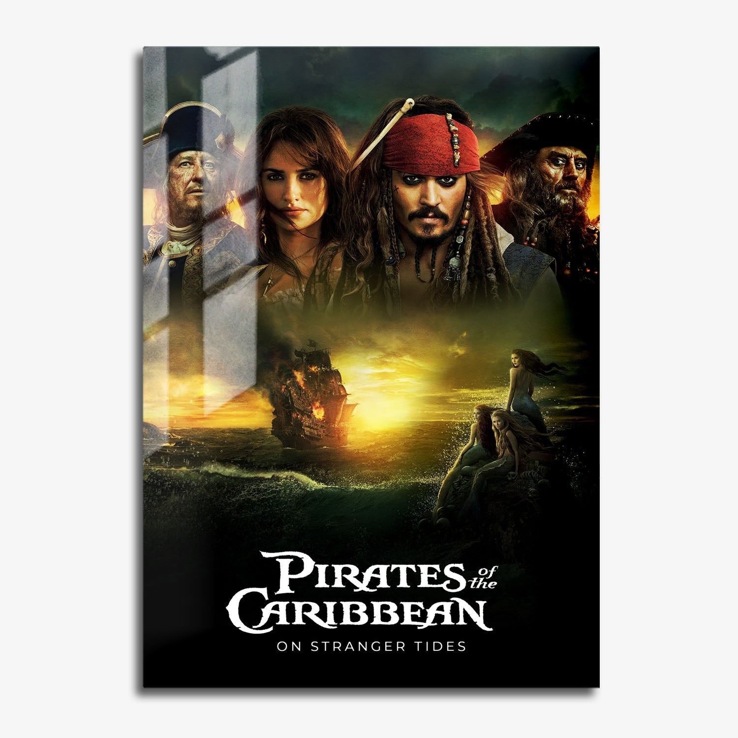 Flex Designs Metal Poster Pirates of the Caribbean On Stranger Tides 11 x 17" Home Goods - Movie 2011 Movie Metal Poster