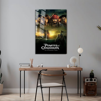 Flex Designs Metal Poster Pirates of the Caribbean On Stranger Tides 24 x 36" Home Goods - Movie 2011 Movie Metal Poster