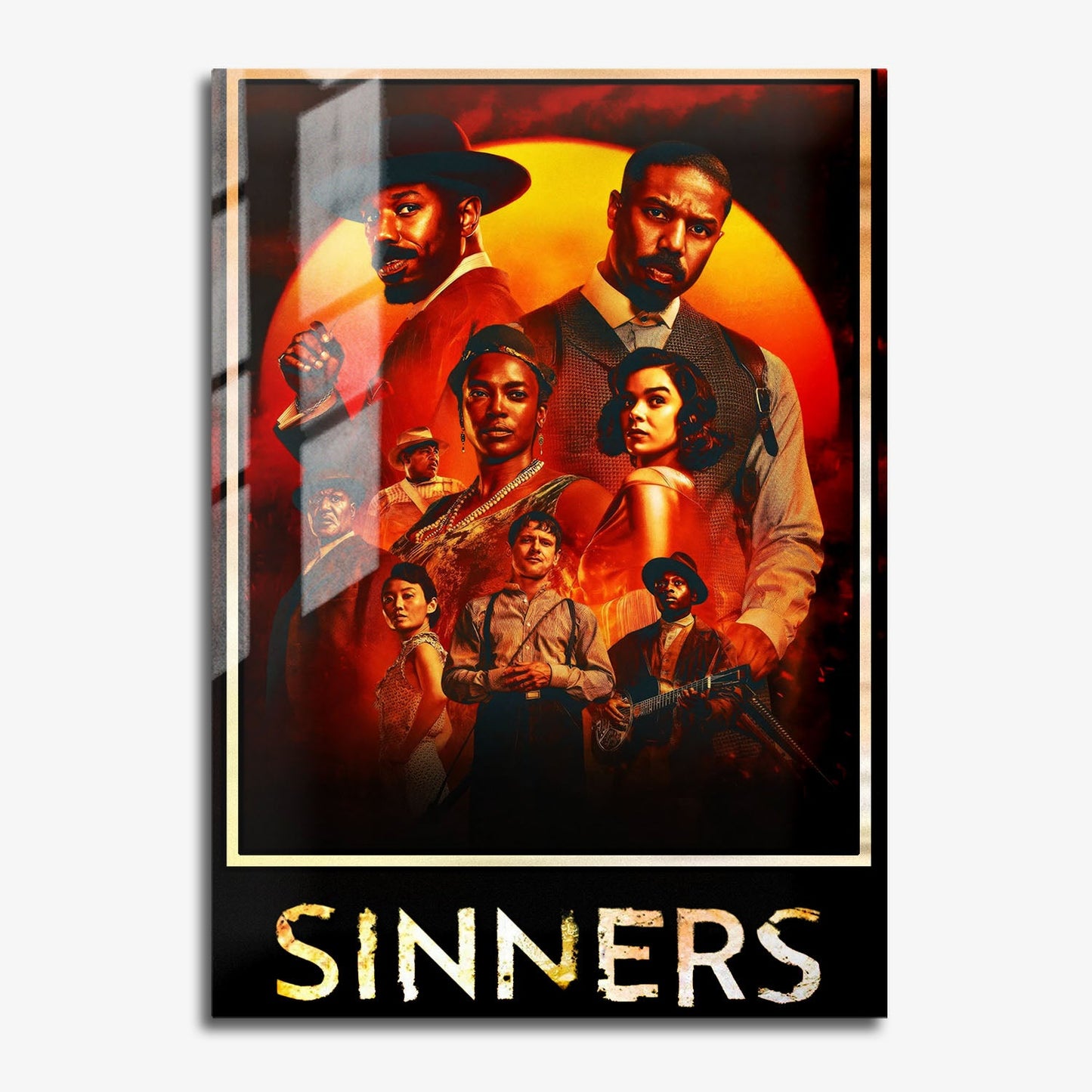 Flex Designs Metal Poster Sinners Theatrical 11 x 17" Home Goods - Movie 2025 Movie Metal Poster