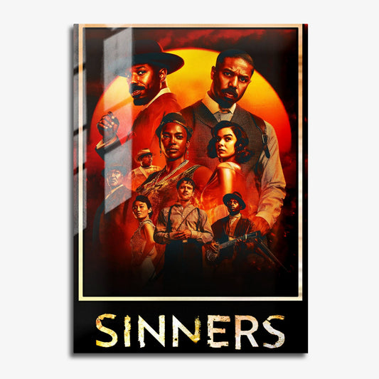 Flex Designs Metal Poster Sinners Theatrical 11 x 17" Home Goods - Movie 2025 Movie Metal Poster