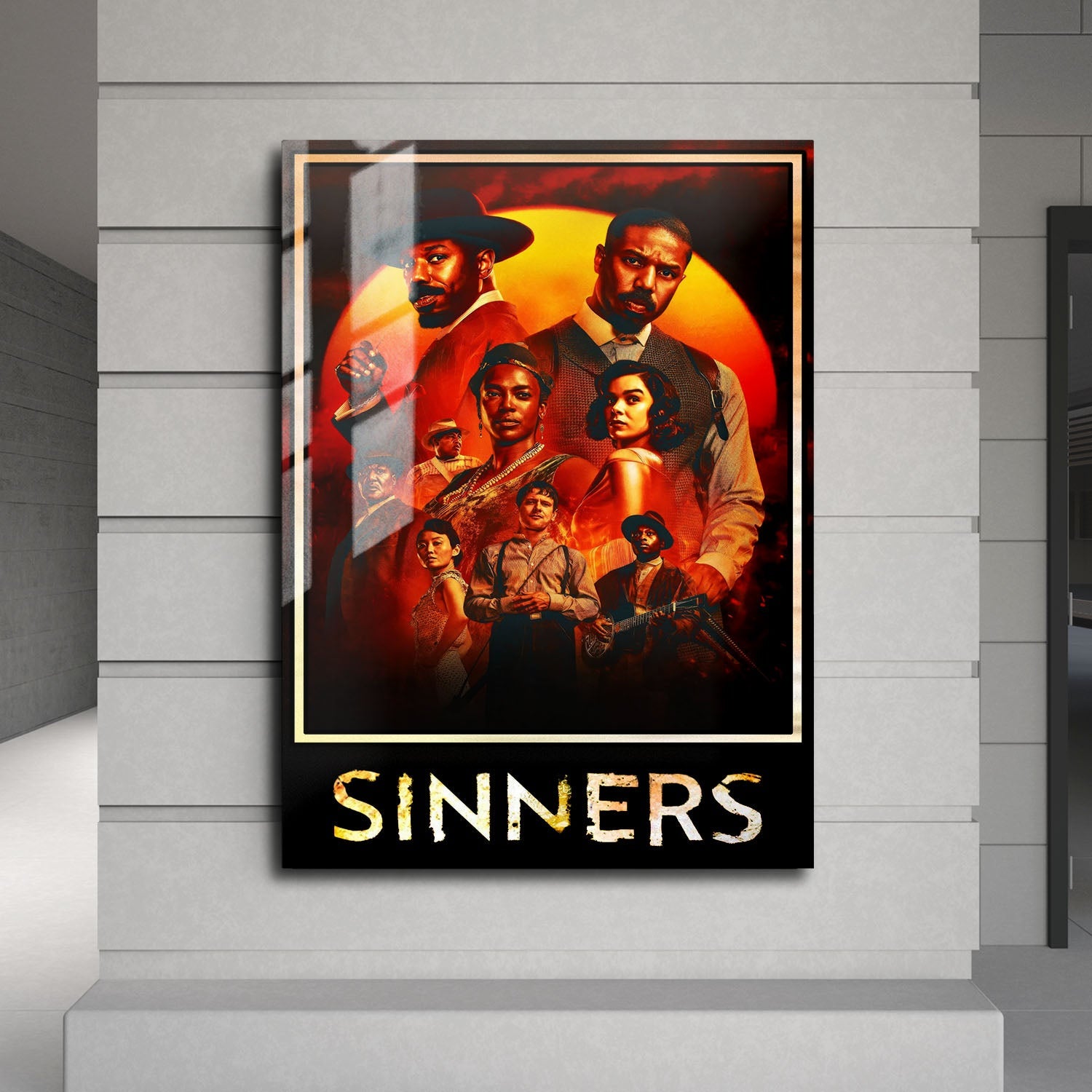 Flex Designs Metal Poster Sinners Theatrical 24 x 36" Home Goods - Movie 2025 Movie Metal Poster