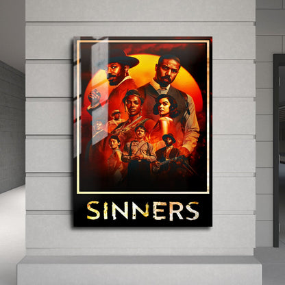 Flex Designs Metal Poster Sinners Theatrical 24 x 36" Home Goods - Movie 2025 Movie Metal Poster